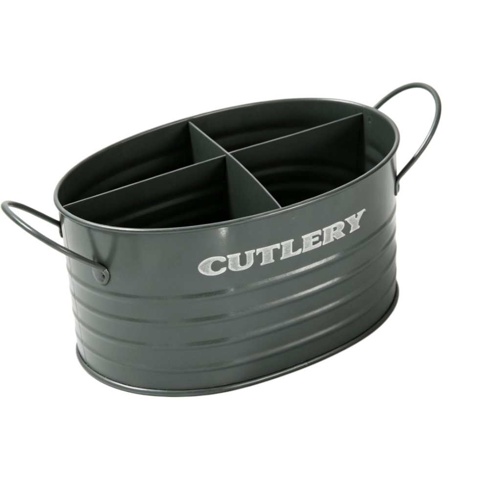 Buckets & Baskets Divided Utensil Bucket